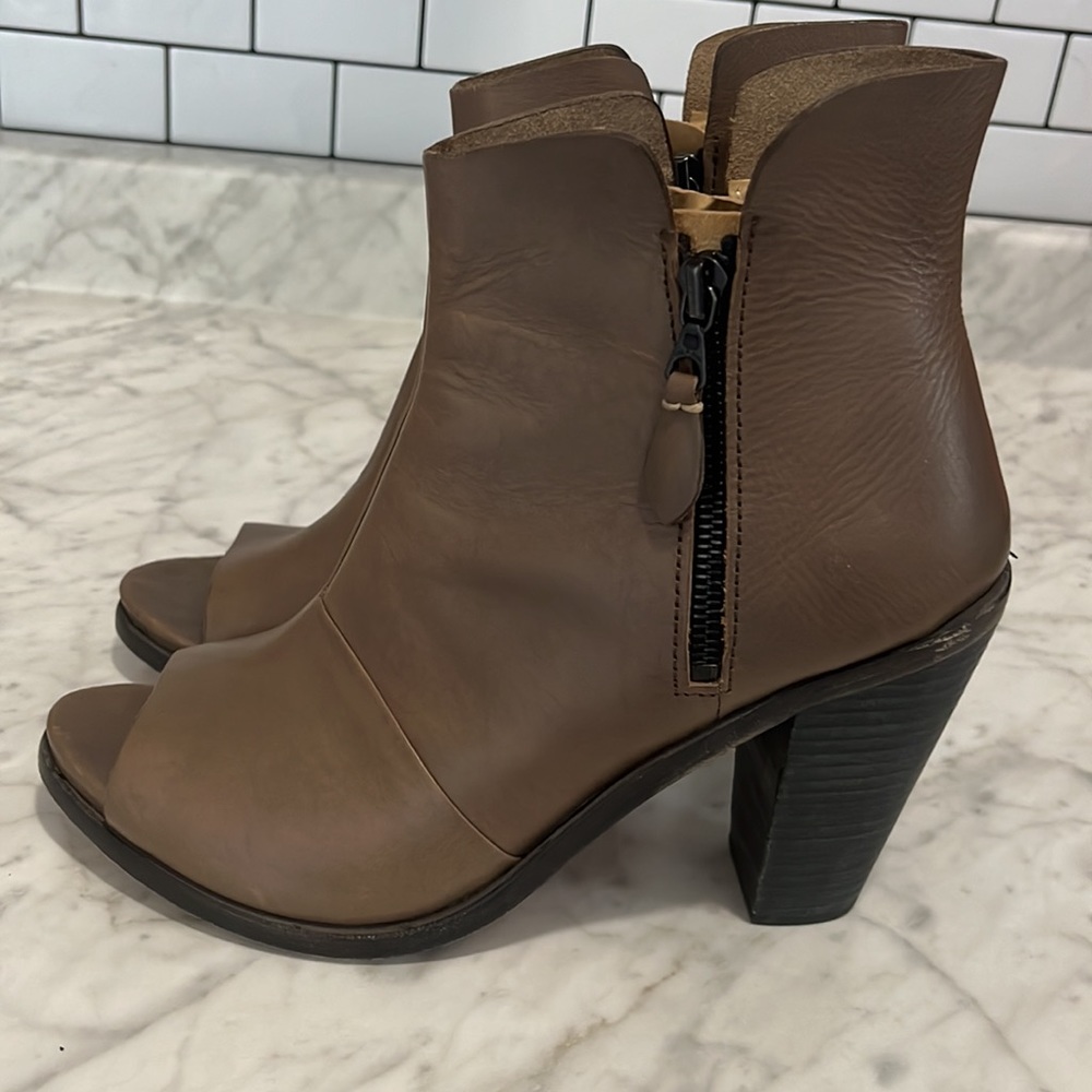Rag and bone noelle peep toe ankle booties size 8.5 - Picture 3 of 8